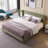 Janine Corduroy Upholstered Wingback Bed with Slat Kit and Solid and Manufactured Wood Frame-749801280-749801294