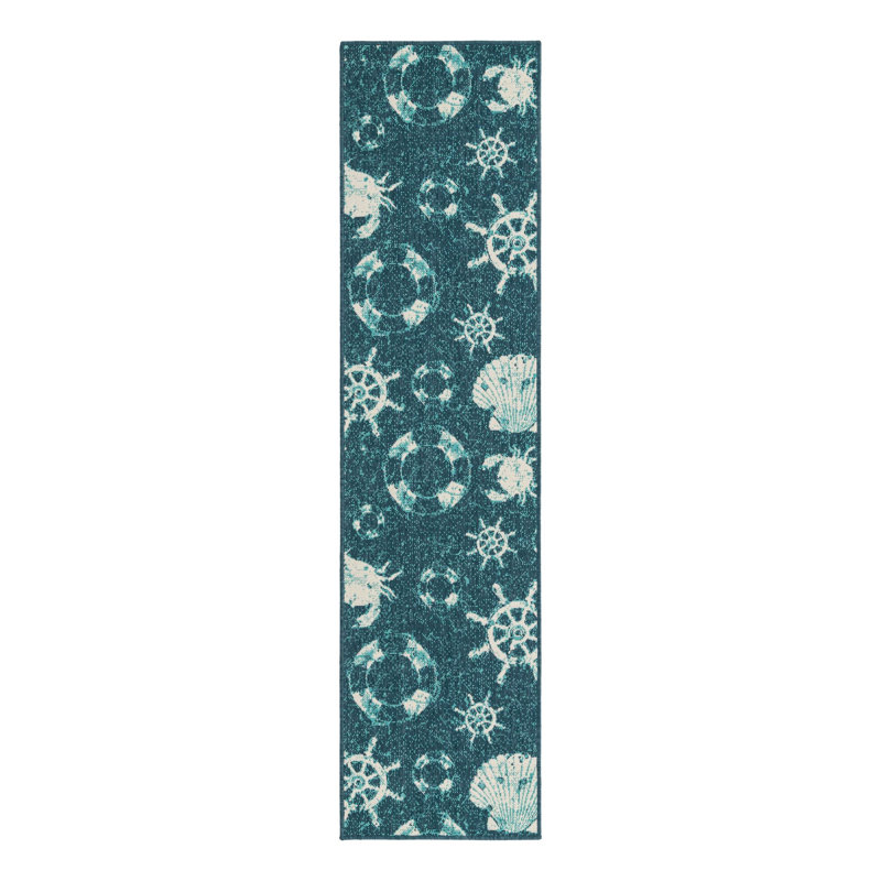 Caladoc Indoor / Outdoor Rug, Runner 2' x 8'