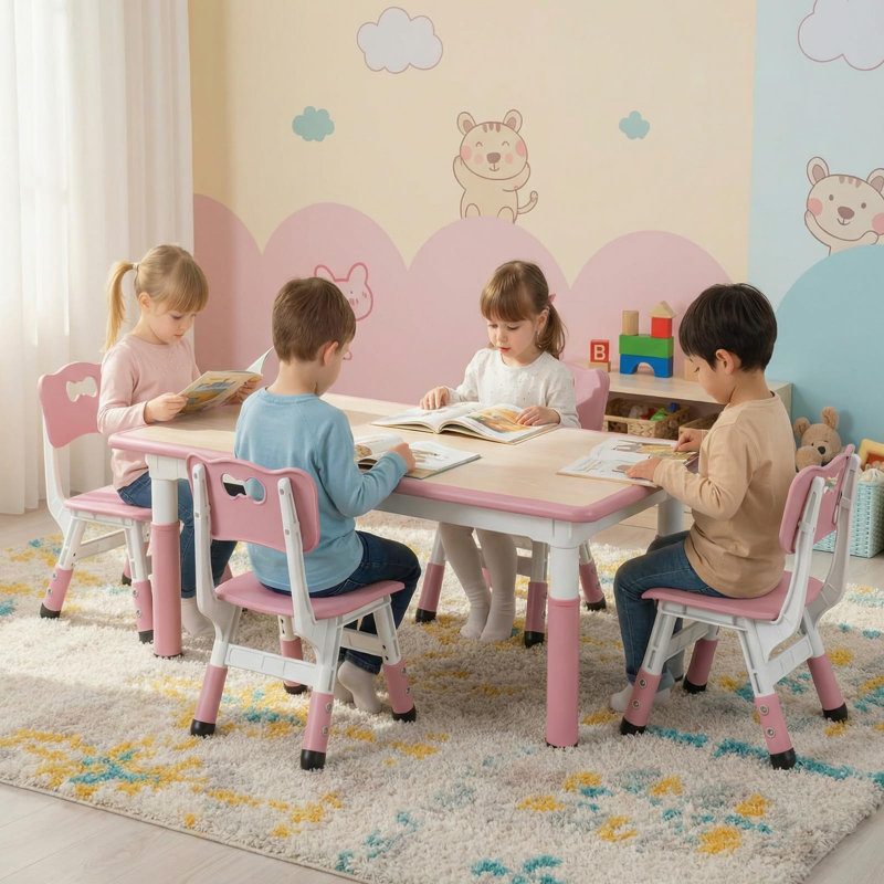Dining Set, Pink