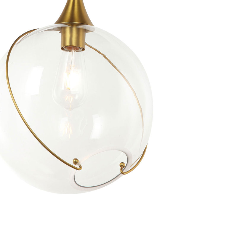 Luminaire suspendu sphère 1 lumière Osias