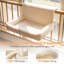 Orthopedic Hammock Hooded Cat Mat Nest Bolster Pet Bed
