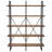 Wynot 70 H x 53.1 W Bookcase Double Wide 5 Tiers, Etagere Industrial Bookshelf with Metal Frames, Bookcase with Open Display Shelves-699716201