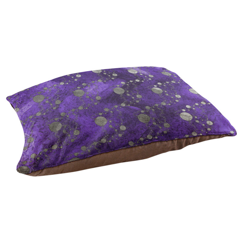Coussin de concepteur de planète stars Byrge, l 42,5 po x L 32,5 po, Mauve clair