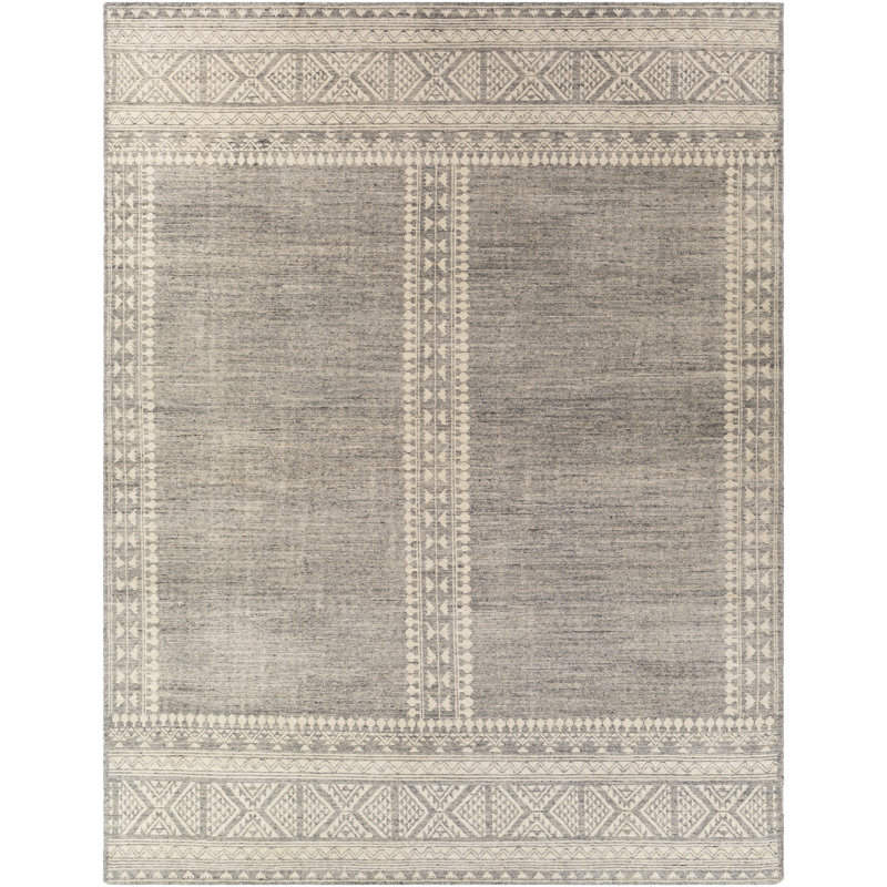 Saahith Wool Southwestern Area Rug, Rectangle 8' x 10'