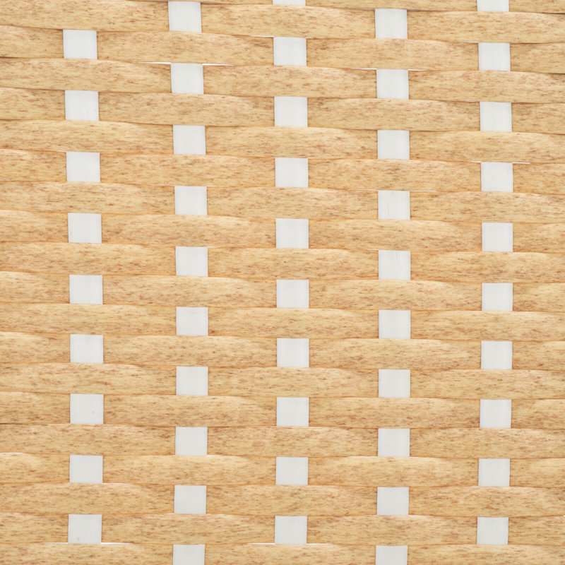 Torino Outdoor Dining Side Chair, Natural Wash/White