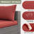 7 Piece Patio Conversation Set With Coffee Table And Cushions-1501205463
