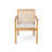 7-Piece Acacia Wood Outdoor Dining Set with Slatted Table and 6 Removable Cushion Chairs for Patio and Garden-106802442-106802445-106802446