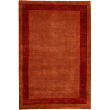 Hand-Knotted High-Quality Rust Area Rug