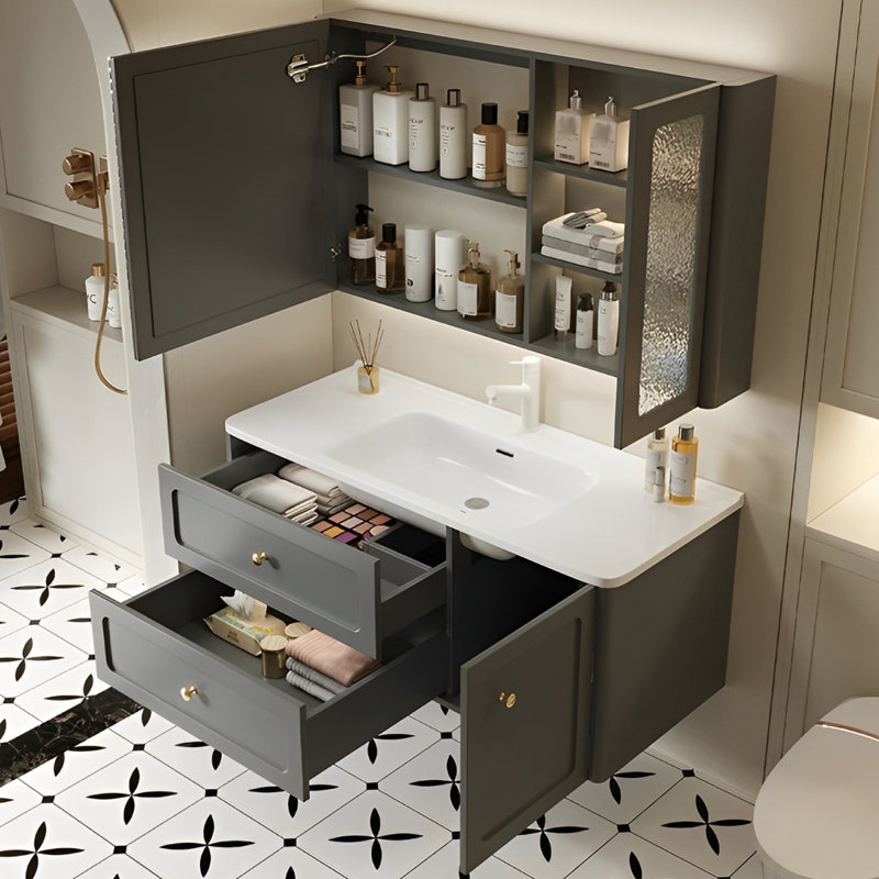 Light luxury style rest room bathroom cabinet