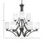 Lustre 9 lumières Zilo illustré avec verre de 4 po Zilo-87084133-87084132