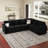 L-Shaped Modular Sleeper Sectional-101957147