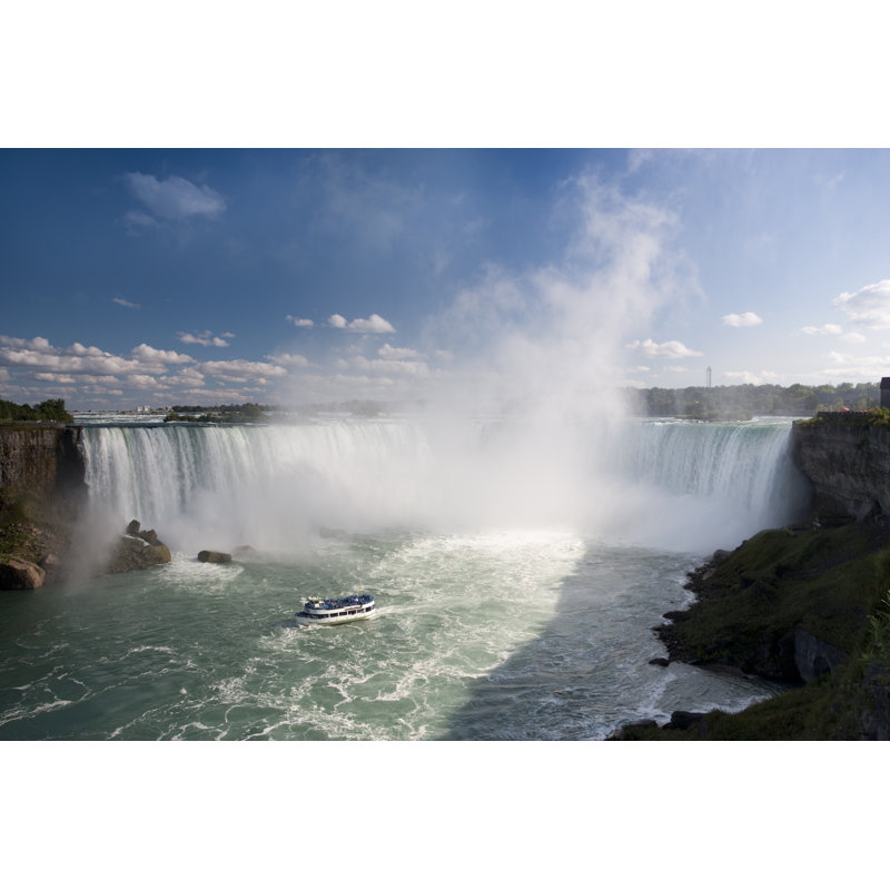 Niagara Falls by Pgiam - Wrapped Canvas Print, 81cm H x 122cm W x 3.8cm D