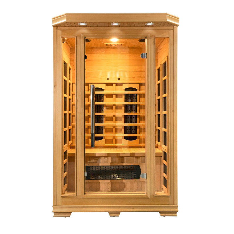 Vidalux Solara Full Spectrum Infrared Sauna With Complete Heat, 2 Person