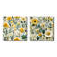 Antonin - Ensemble de 2 collages carrés botaniques abstraits-102161863-102161867