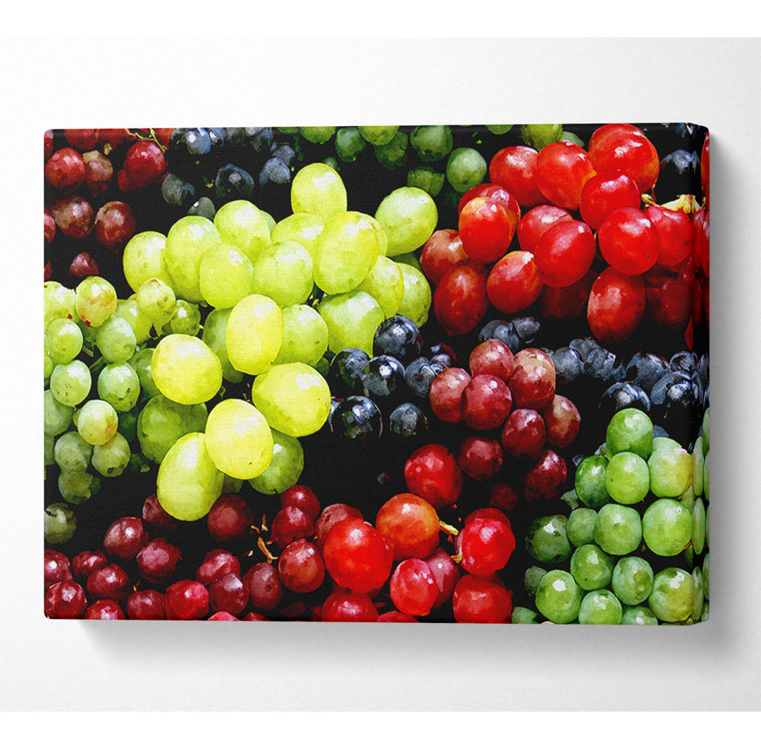 Nothing But Grapes - Kunstdrucke auf Segeltuch