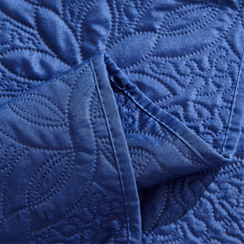 Ensemble de courtepointe réversible ultra douce 3 pièces, couvre-lit léger en microfibre gaufrée, taille très grand