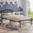 Abere Black Twin Metal Bed Frame (Set of 2), Sturdy Platform with Headboard, Underbed Storage, Easy Assembly-1643611050