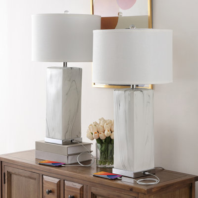 Ceramic USB Table Lamp