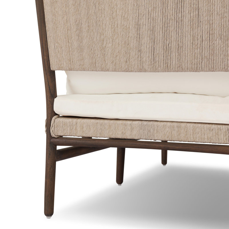 Herrin Outdoor Teak Chaise Lounge