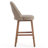 Mid-Century Modern Armless Upholstered Counter Stool-1757312362