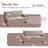 Mutya Fabric Upholstered Loveseat-711349817