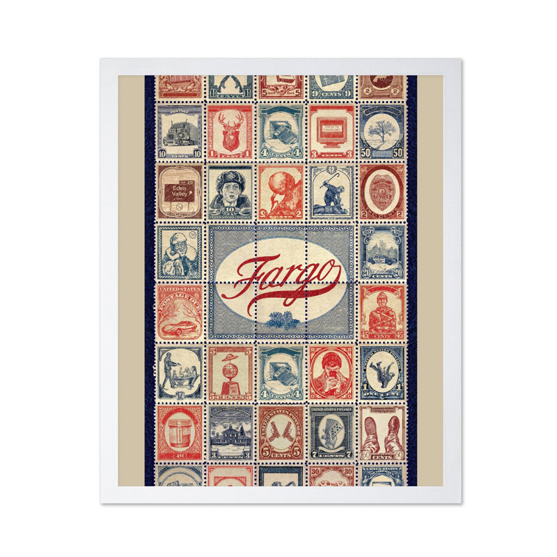 Fargo, Affiche, H 24 po x l 32 po, Encadrement blanc