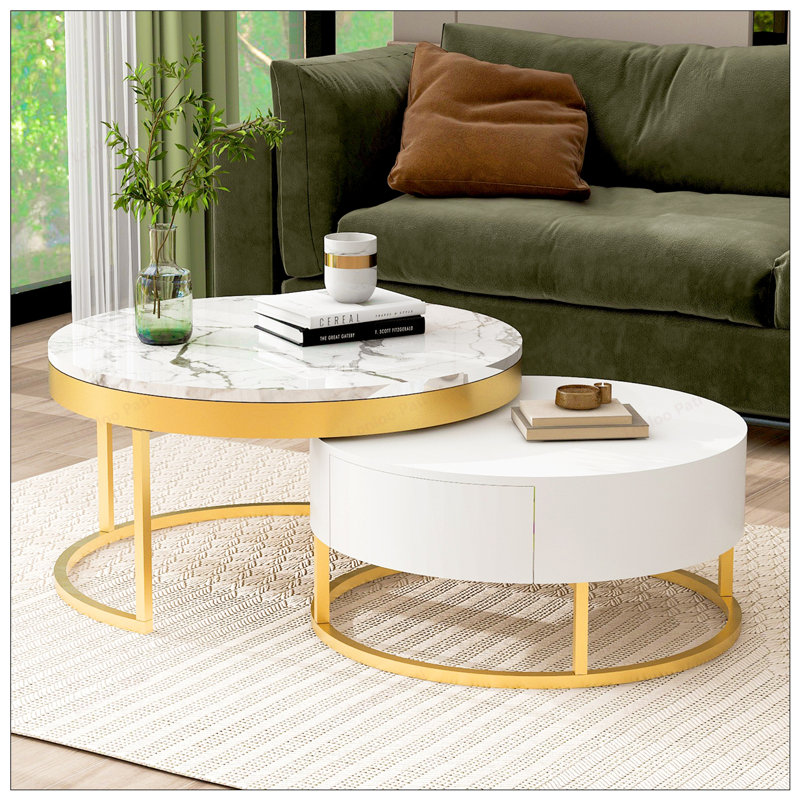 Ensemble de tables basses gigognes Modern Modern