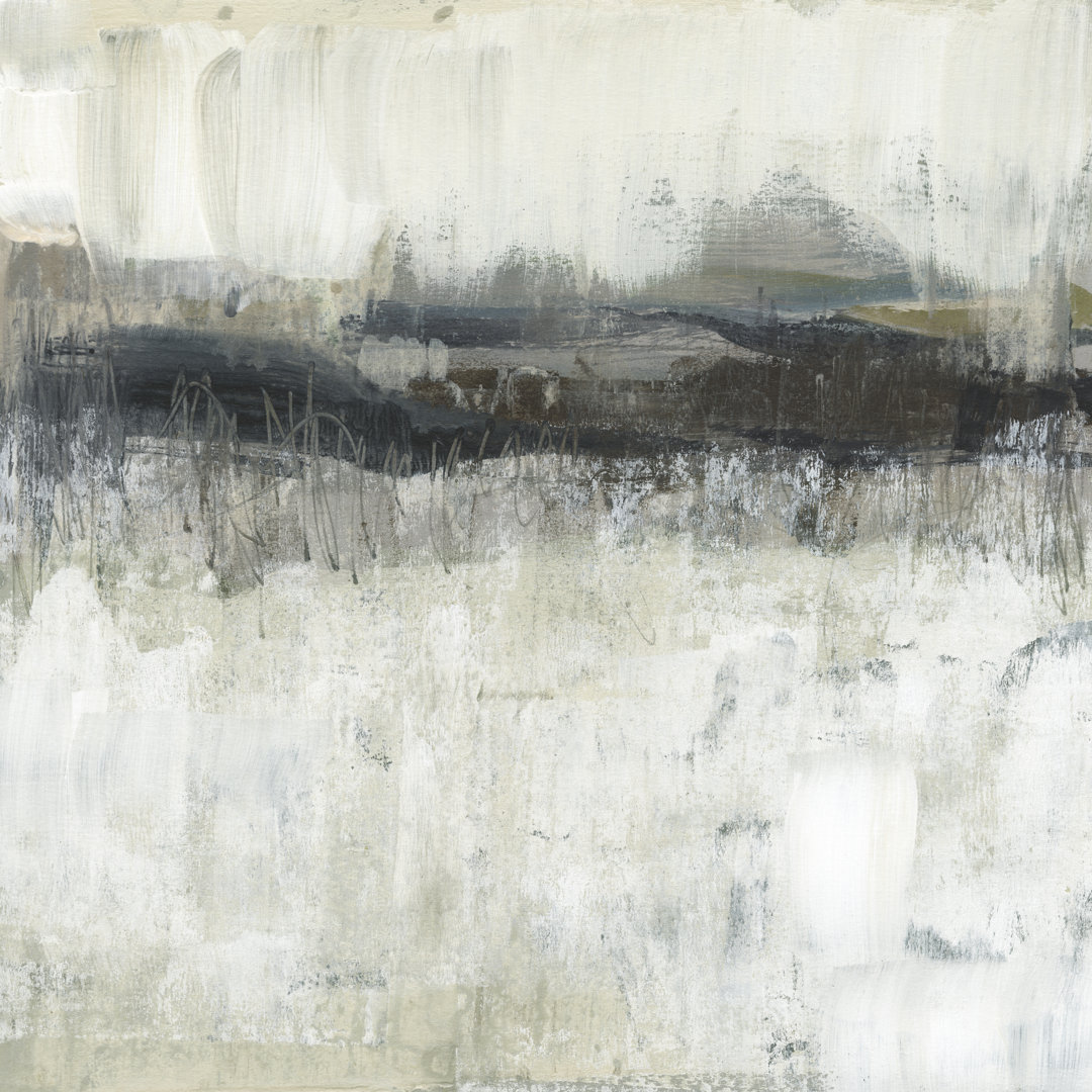 " Neutral Horizon Line II " by Jennifer Goldberger Painting Print 17 Stories 