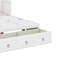 Lit escamotable double avec port USB et grand tiroir