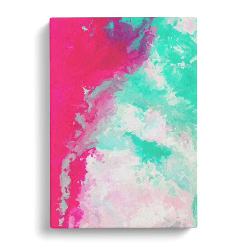 Enraptured Abstract - Wrapped Canvas Painting, 50cm H x 35cm W x 3cm D