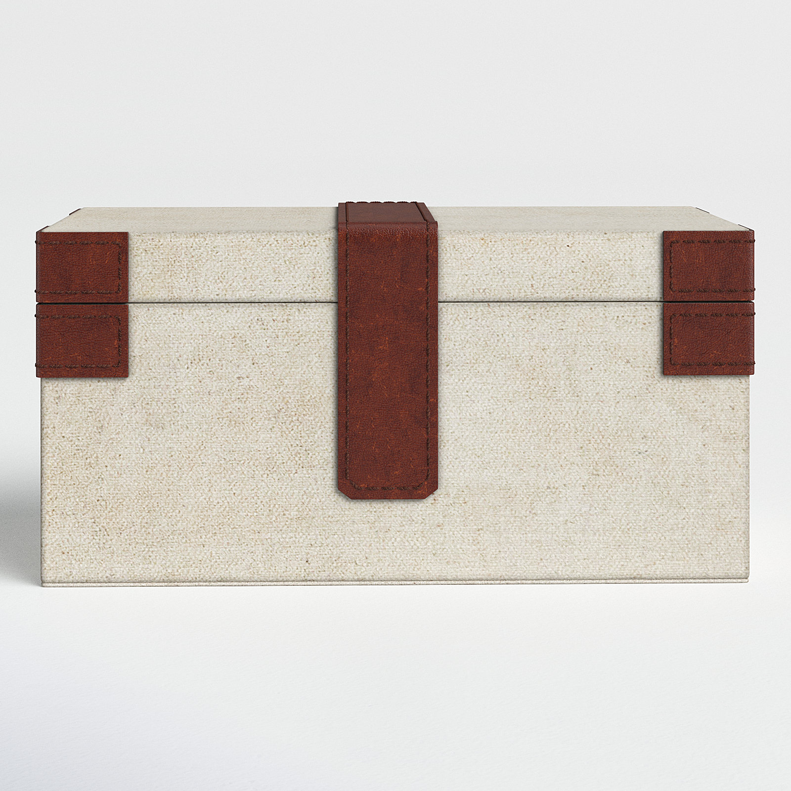 Alyn Faux Leather Decorative Trunk