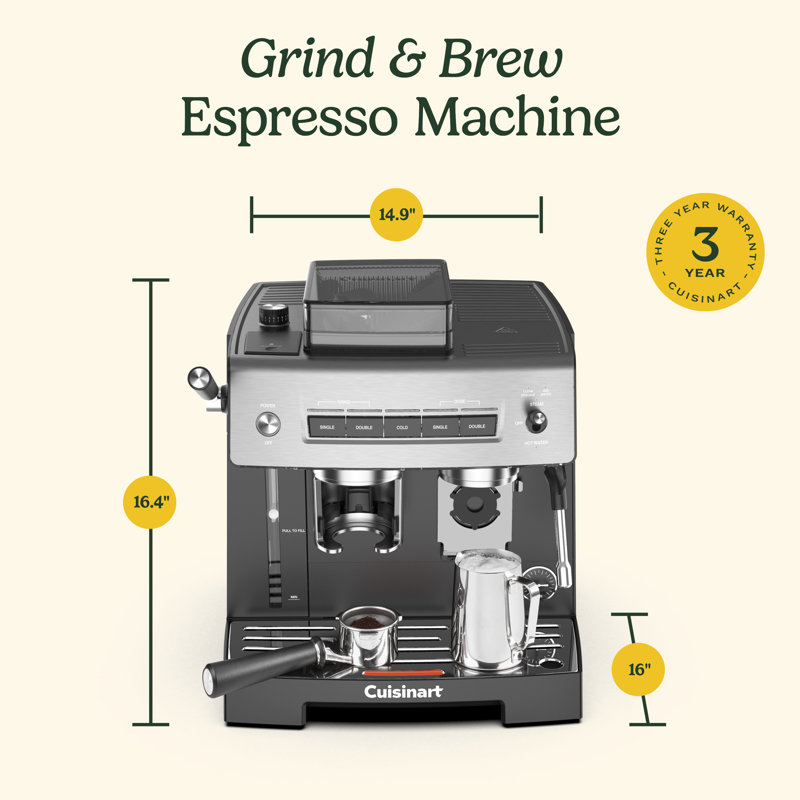 Machine à expresso Grind & Brew Cuisinart