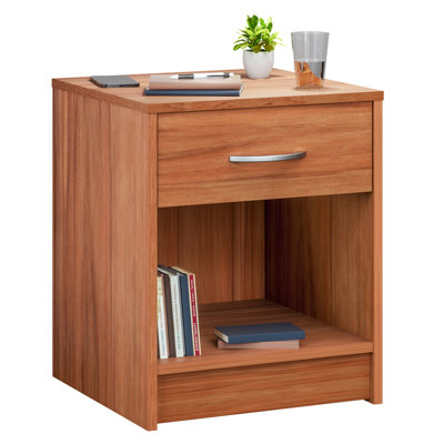 Ridas 40cm W MDF/particle Board Bedside Table