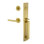 Viaggio Quadrato One-Piece Handleset With D Grip With Circolo Rosette And Moderno Lever