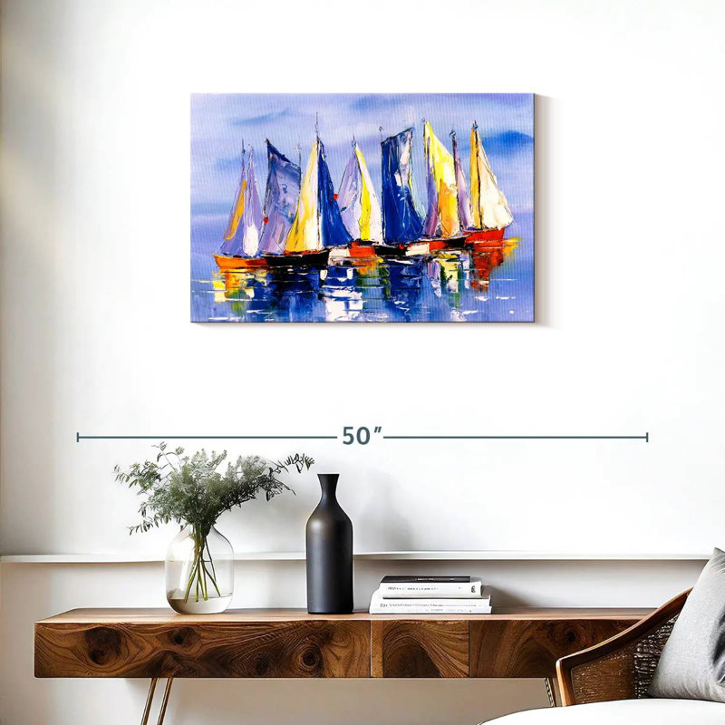 Mehar Regatta Boats, 20" H x 30" W