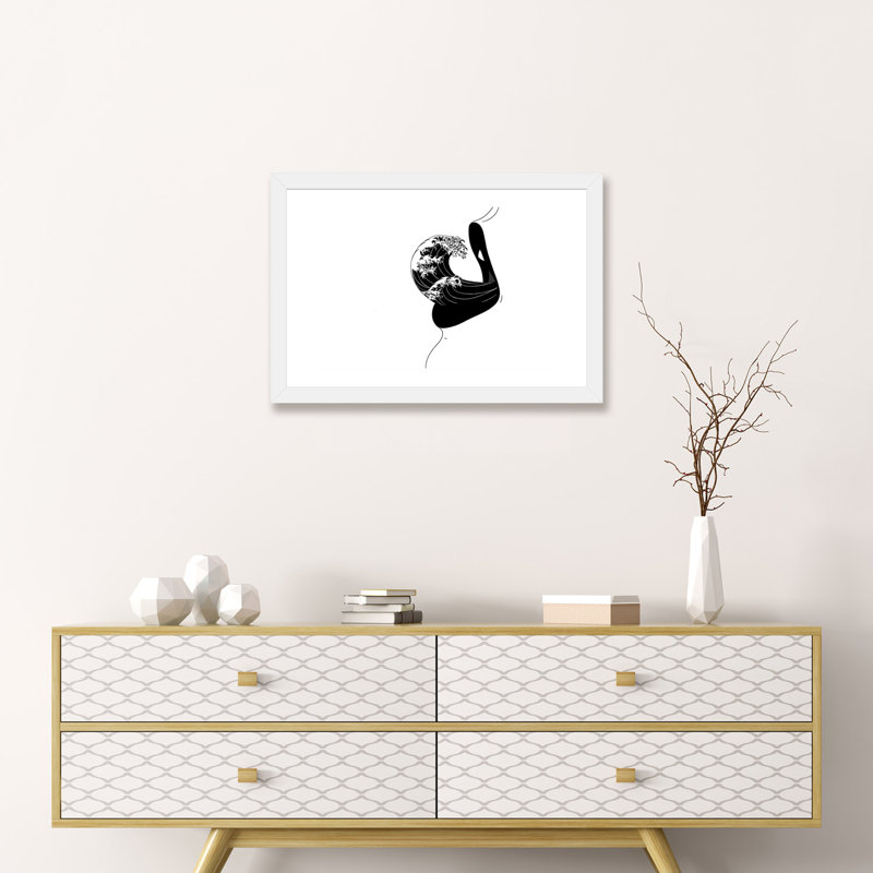 «Storm», reproduction d'art, Papier blanc, H 16 po x l 24 po x P 1 po