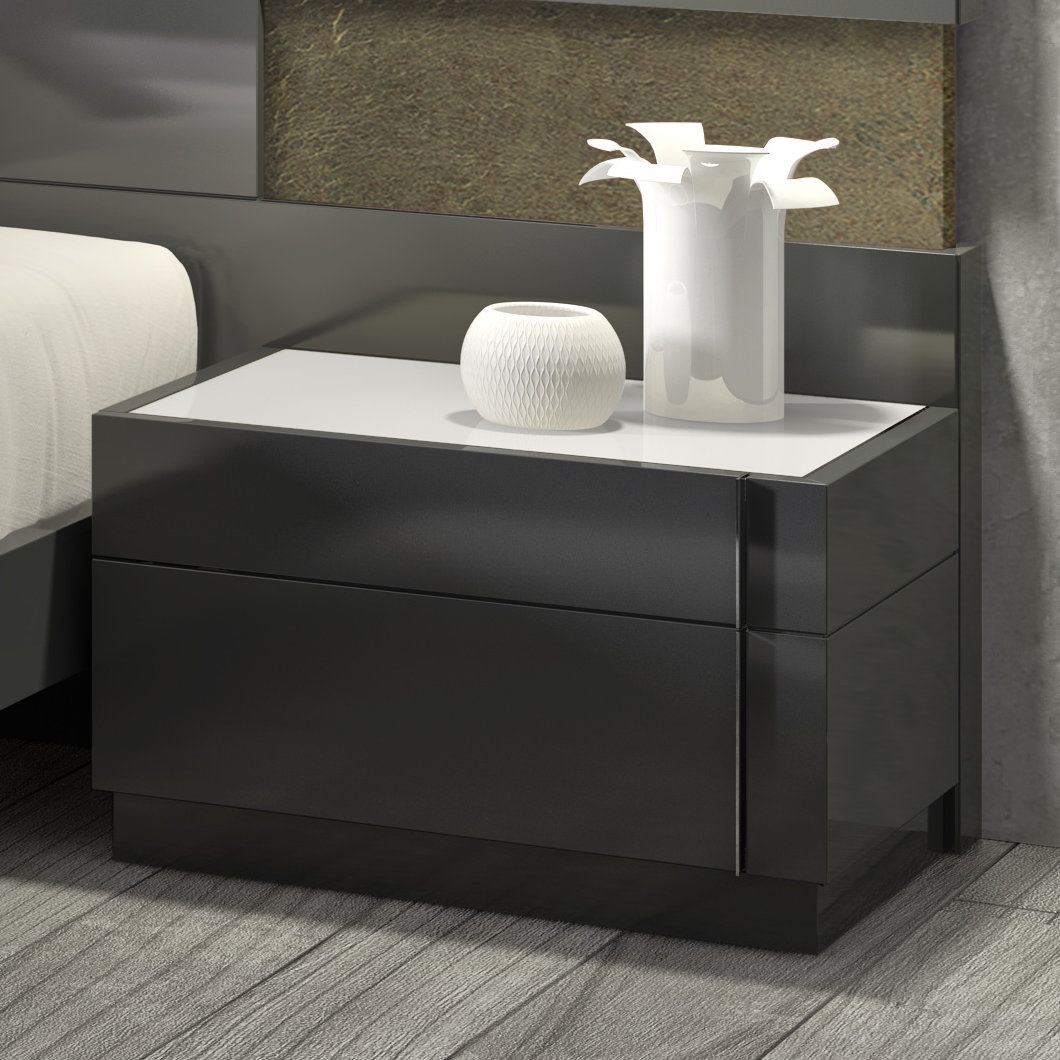 Aimee-Rose 23.6'' W Nightstand Wade Logan®