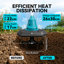 Cordless Electric Tiller Cultivator Body Only, Compatible with Makita Battery, Handheld Garden Soil Tiller