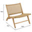 Set Of 2 Teak Garden Lounge Chairs