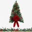 Pre-Lit Wall Tree with Timer