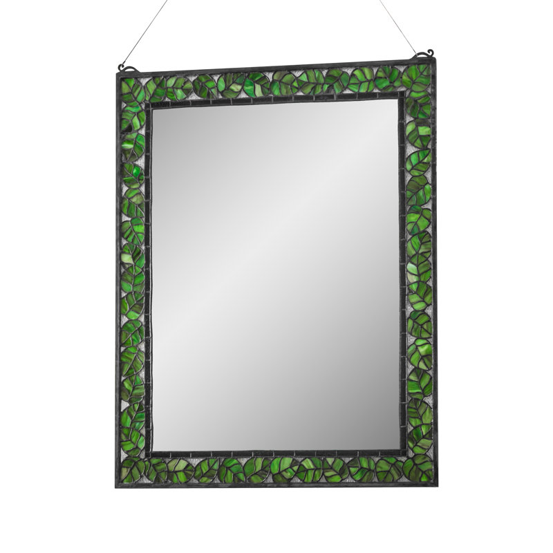 Miroir à feuilles de chêne l 28 po x H 36 po