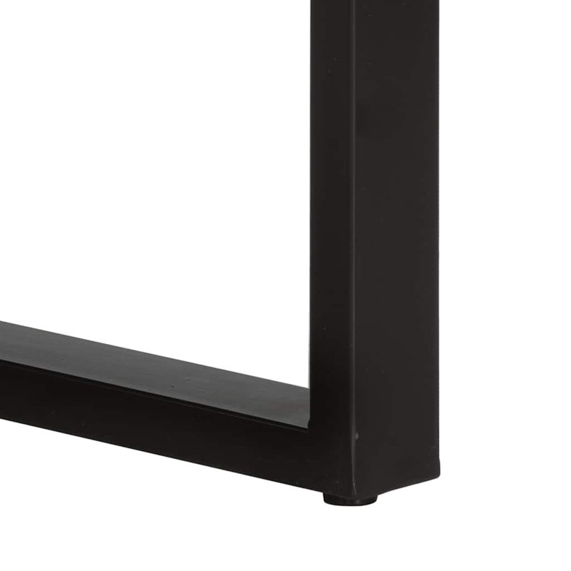 5-2 75cm Solid Wood Top Console Table, Rough solid mango wood