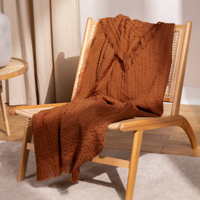 Abel Waffle Throw Blanket