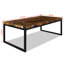 Table basse vidaXL Table de bout Table d'appoint Mobilier de salon en résine de teck-2016292150-2031296431