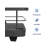Dish Drying Rack - Compact Dish Rack with Utensil Holder & Adjustable Water Outlet, Rust-Proof & Scratch-Resistant Drying Rack for Kitchen, 14.5" x 12.0" x 4.0", Grey-123640024-123640023