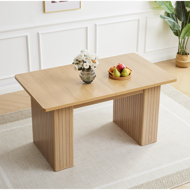 Extendable Dining Table, Natural