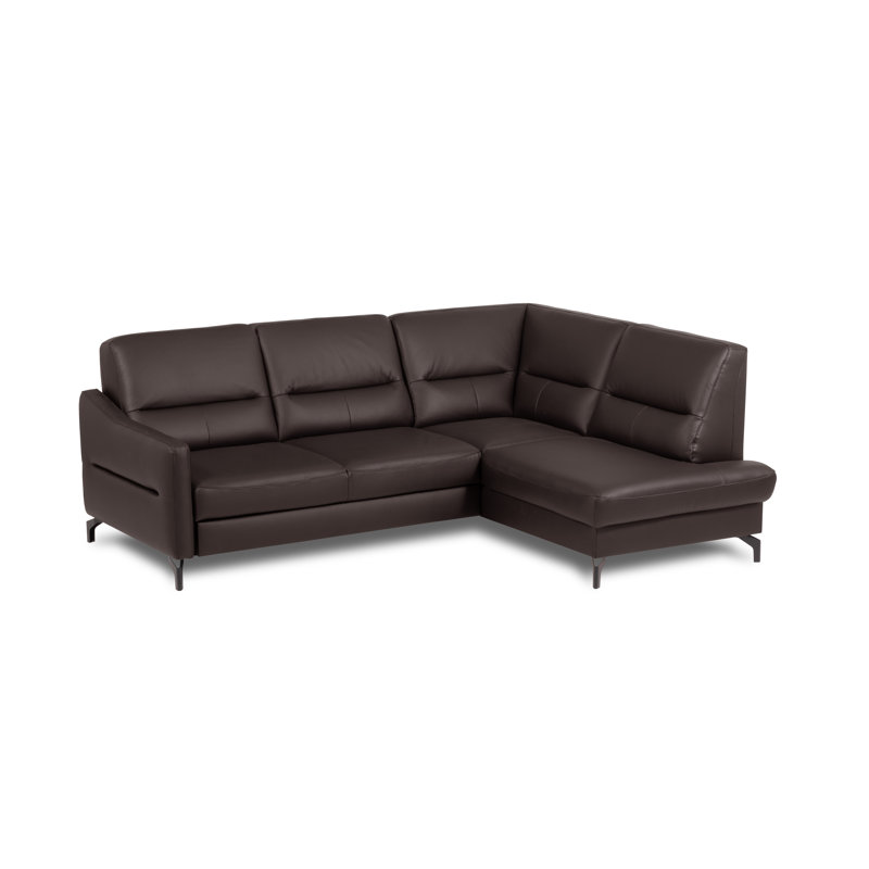 4 Seater Corner Sofa , Right Hand Facing, Brown
