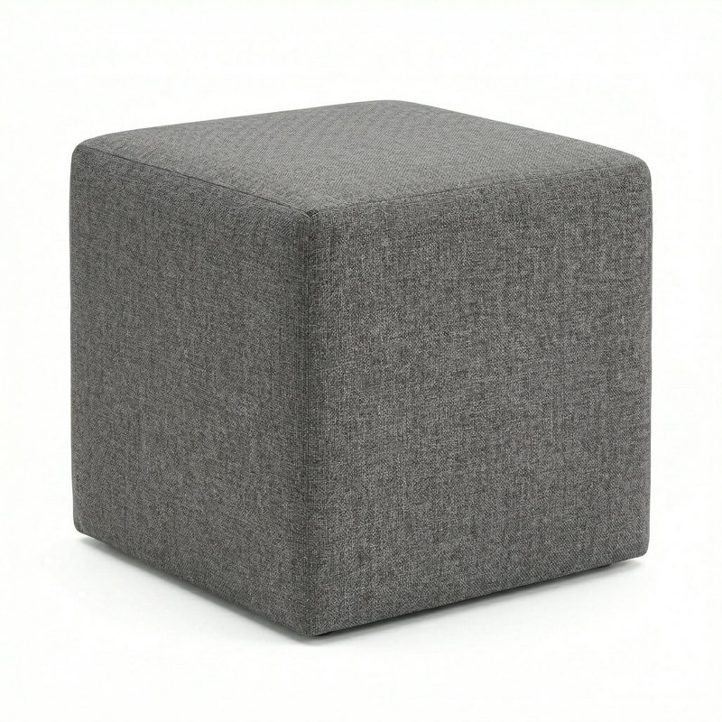 Berlin Gardens Lilly Hive 20" Square Pouf, Slate