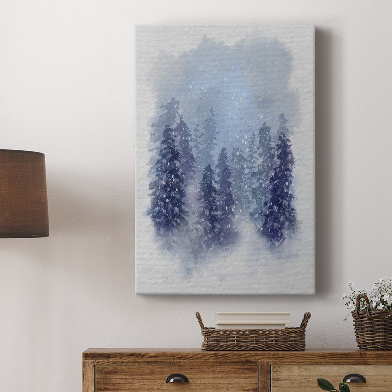 Driven Snow II -Custom Wrapped Gallery Cavas, 18" H x 12" W