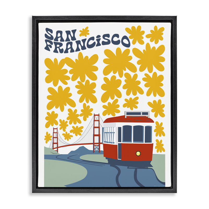 Chariot flottant San Francisco, design par Omar Escalante, Cadre flottant noir de jais, H 21 po x l 17 po